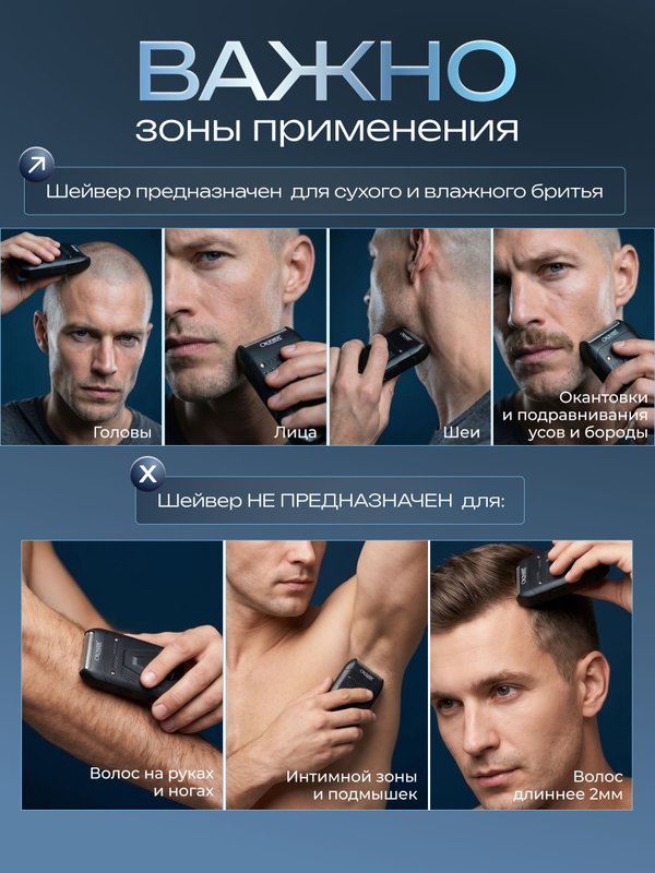 Профессиональный шейвер для бритья
