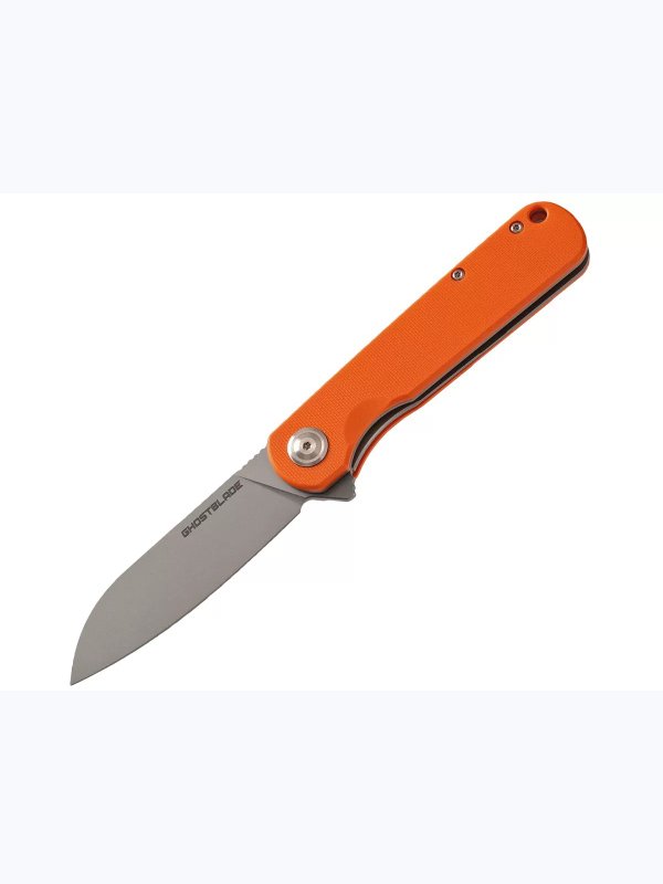 Нож складной GhostBlade Omen, сталь D2, 58-62 HRC, рукоять G10 оранжевая