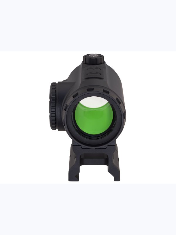 Коллиматорный прицел Gaut Tourmaline 1x25 закрытый, для ружья, точка 3 МOA зелёная, 10 уровней подсветки, датчик движения, на Weaver / Picatinny