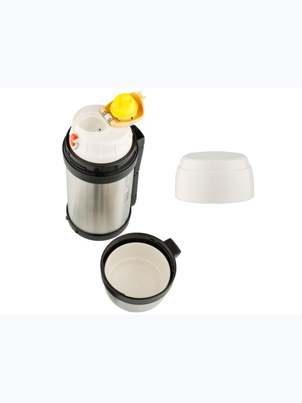 Термос универсальный THERMOS FDH-1405 SBK 1.4L, складная ручка, стальной