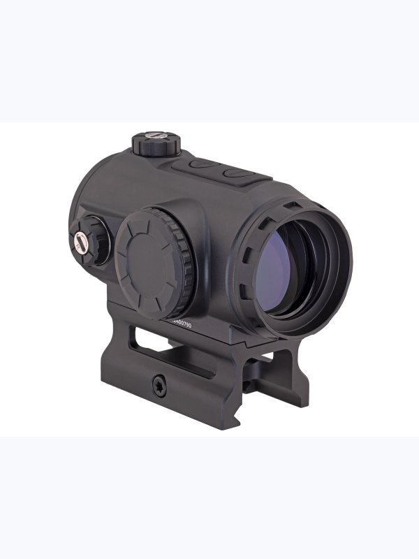 Коллиматорный прицел Gaut Tourmaline 1x25 закрытый, для ружья, точка 3 МOA зелёная, 10 уровней подсветки, датчик движения, на Weaver / Picatinny