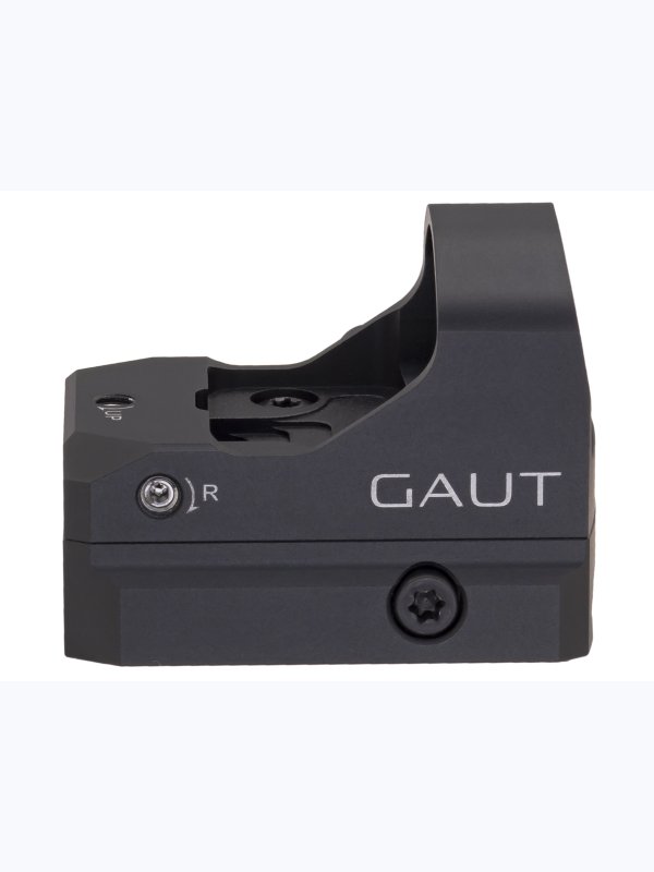 Коллиматорный прицел Gaut Tourmaline 1x24x17 открытый, для ружья, точка 3 МOA, красная, 10 уровней подсветки, датчик движения, на Weaver