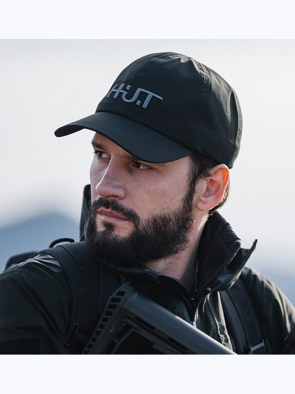 Бейсболка H.U.T. Cap, мембранная, тёмно-зелёная