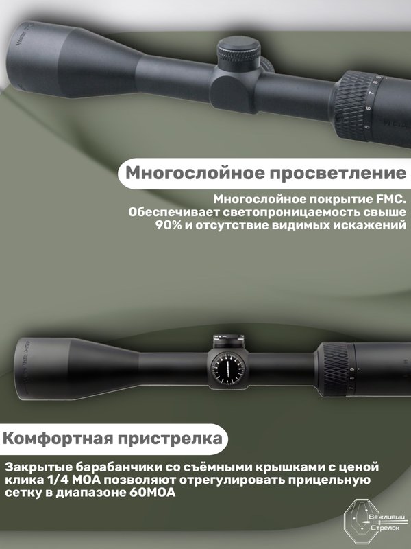 Прицел оптический Vector Optics Matiz 3-9x40, Duplex