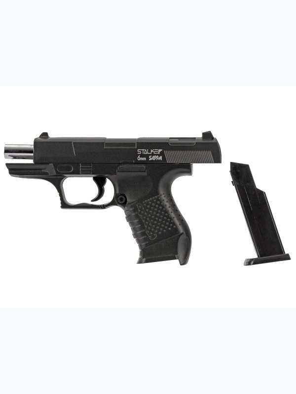 Пневматический пистолет Walther Р99 металлический для страйкбола 6мм