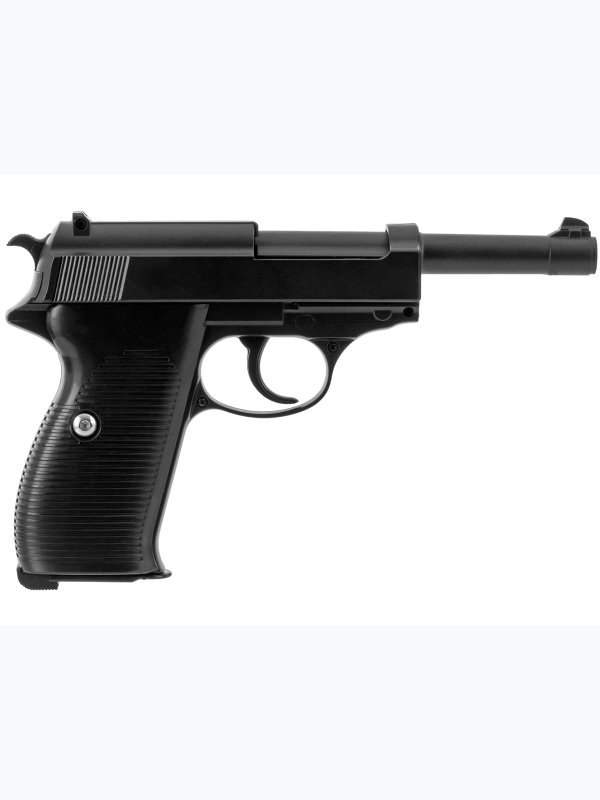 Пневматический Walther P38 страйкбольный пистолет металлический 6мм