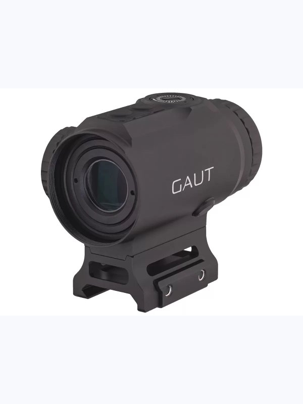 Призматический прицел Gaut Sapphire 3x18, HD, подсветка красная, 10 уровней, датчик движения, на Picatinny, 1 MOA