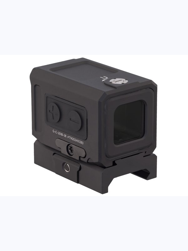 Коллиматорный прицел Gaut Tourmaline 1x20x18 закрытый, для ружья, точка 3 МOA красная, 10 уровней подсветки, датчик движения, на Weaver
