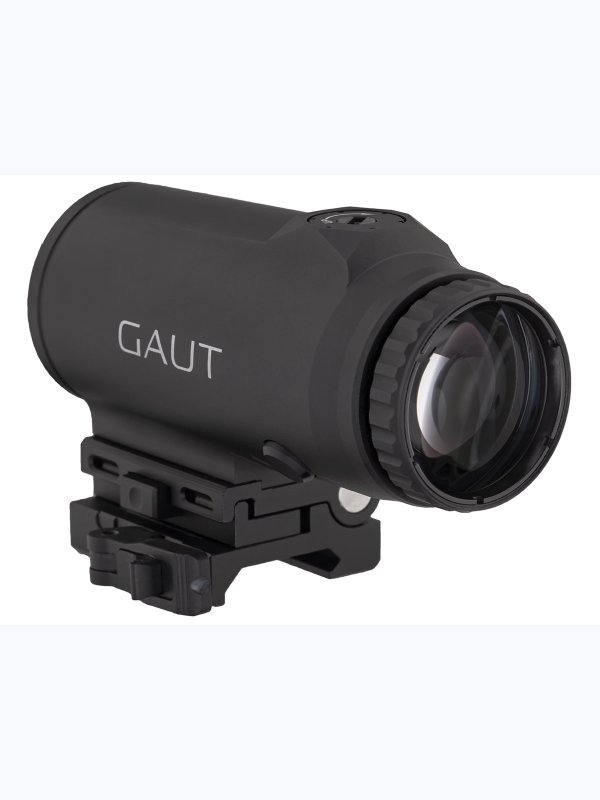 Магнифер Gaut Garnet 5x30 для коллиматора, откидной, быстросъёмный кронштейн на Picatinny