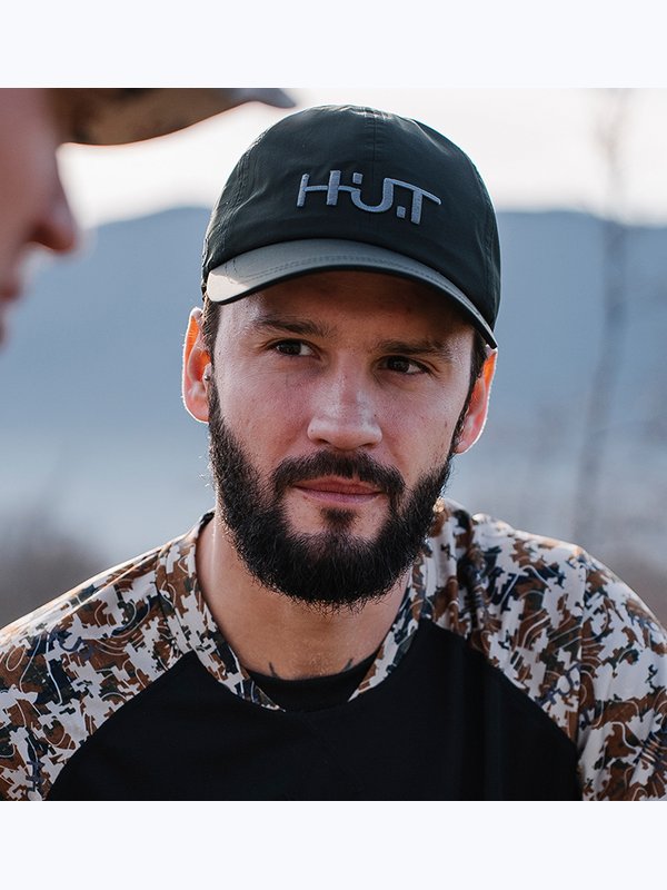 Бейсболка H.U.T. Cap, мембранная, тёмно-зелёная