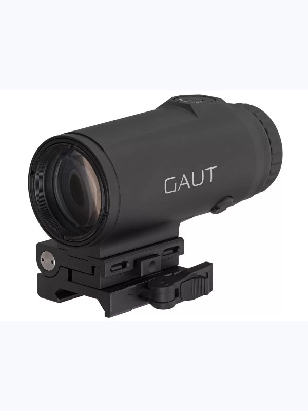 Магнифер Gaut Garnet 5x30 для коллиматора, откидной, быстросъёмный кронштейн на Picatinny