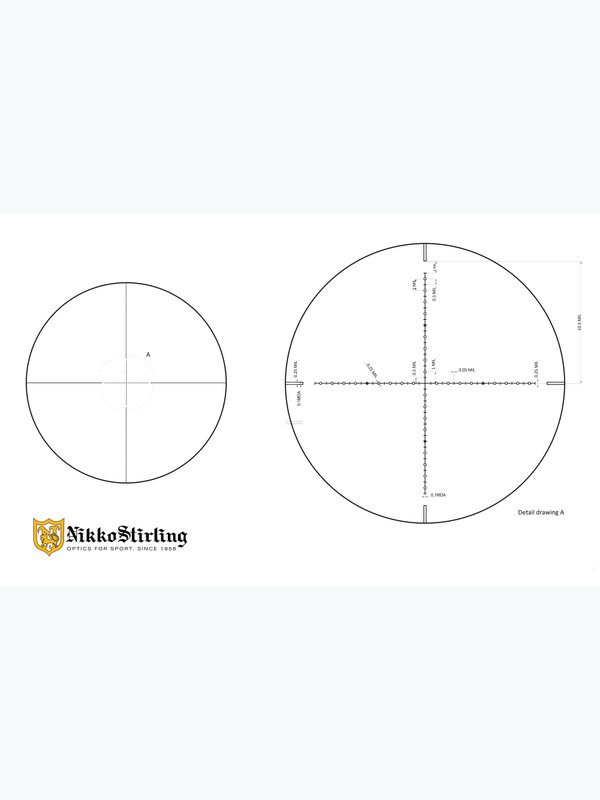 Прицел Nikko Stirling DIAMOND 10-40X56LR, сетка Skeleton HMD