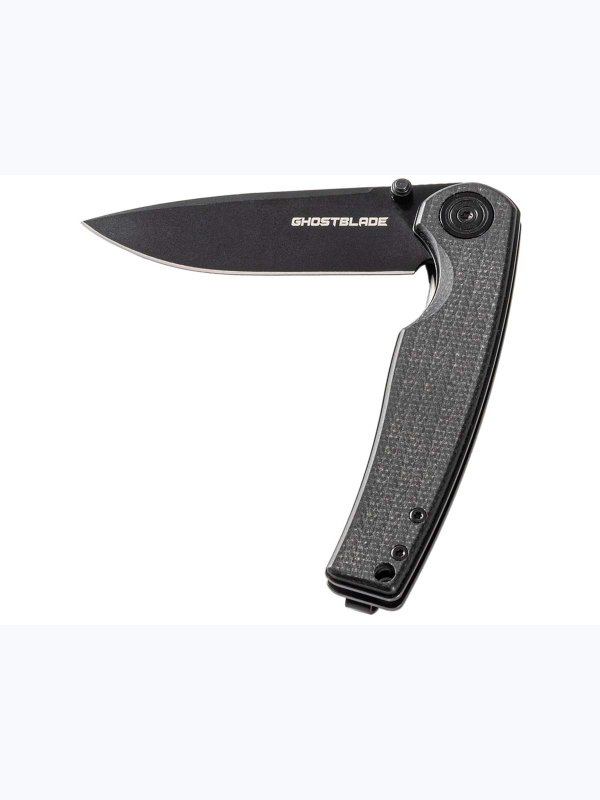 Нож складной GhostBlade Moroi, сталь D2, 58-62 HRC, рукоять микарта чёрная