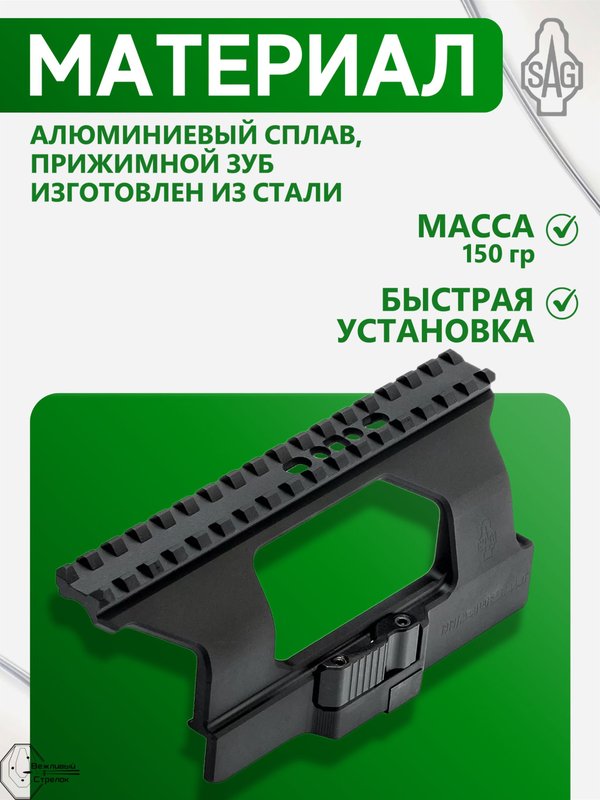 Кронштейн SAG быстросъемный ACOG для АК (S20018)