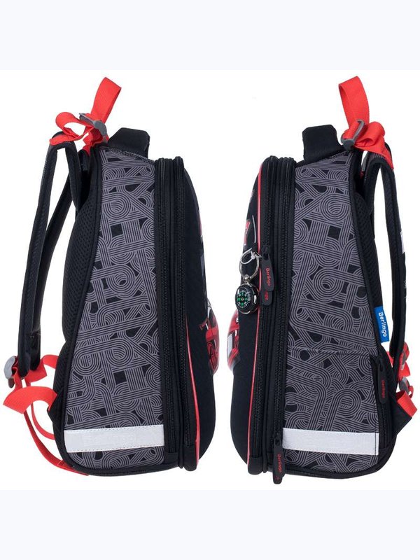 Ранец Berlingo Expert "Drift car" 37*28*16см, 2 отделения, 1 карман, анатомическая спинка